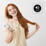 Auricolari con Cavo Jack 2.5 Colore Grigio - immagine 3