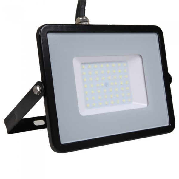50W LED Floodlight SMD Samsung Chip Slim Black Body 4000K 120LM/W