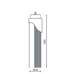 Tubo Led T8 1200 Mm Ekran 20W Collegamento Unilaterale 4500K - immagine 2
