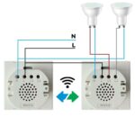 Interruttore A Doppio Tocco Con Wifi bianco - immagine 5