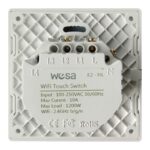 Interruttore A Doppio Tocco Con Wifi bianco - immagine 2