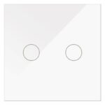 Interruttore A Doppio Tocco Con Wifi bianco - immagine 3