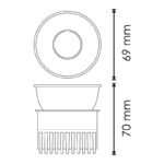 Modulo Led Cobfix 10 W 4500k - immagine 2