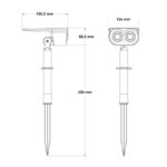 Faretto Solare Led Con Picchetto Owl - immagine 3