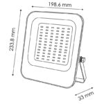Faro Proiettore Led Napoli 100W 4000k - immagine 5