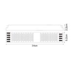 Trasformatore Striscie Led Ultra Slim 400W 24V Dc Ip20 - immagine 2