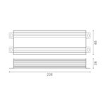 Alimentatore Per Strisce Led 250W 12Vdc Ip65 - immagine 2