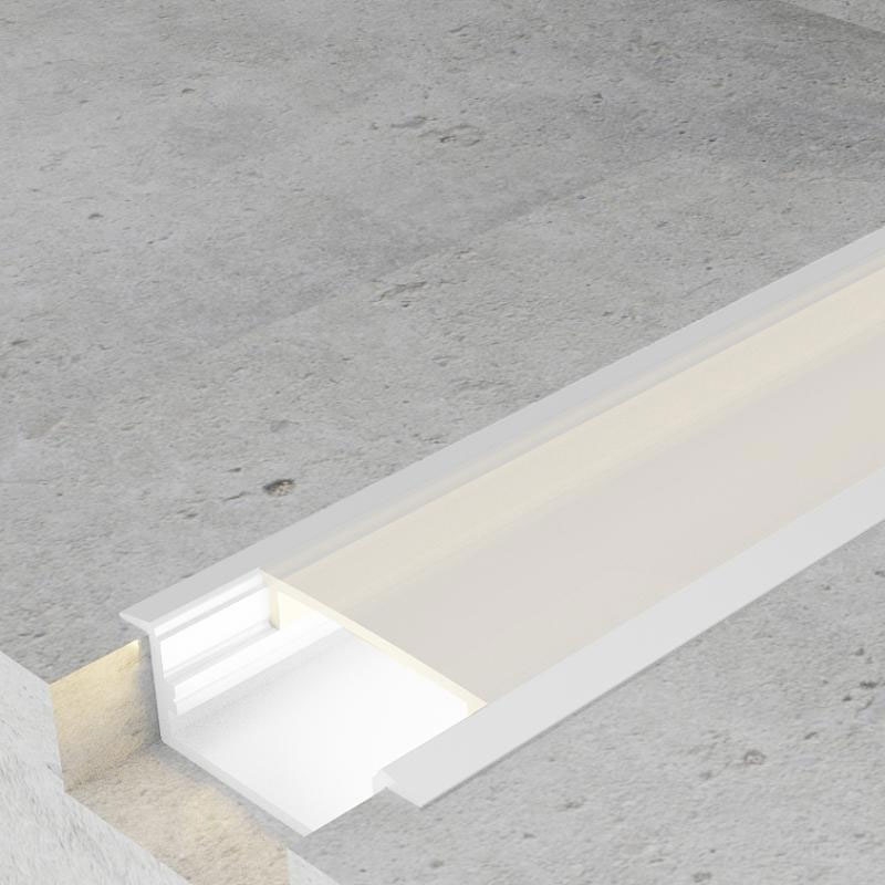 perfil-f3_656731a16e69f-800x800 Profilo In Alluminio Long Laccato Bianco - 2 Metri - immagine 1