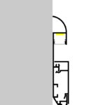 Profilo In Alluminio Muye Laccato Bianca - 2 Metri - immagine 3