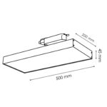 Faro Led Promax 40W 4500K Nero Per Binario Monofase/trifase - immagine 2