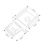 20 Confezioni Lm3767 2 Tasselli e 2 Graffette Per Profilo Lm3767 - immagine 2