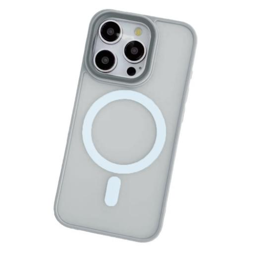 Cover in TPU serie MAGMATTE per iPhone 13 Grigio