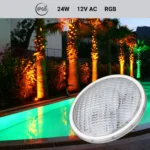 Faretto LED sommerso per imbarcazioni 12-24V - 60W - Bianco freddo - Incassata nel tappo di drenaggio - immagine 13