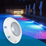 Faretto LED sommergibile per piscina - 12V AC - 24W - IP68 - Ø295mm - immagine 29