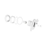 Faro LED subacqueo per piscina in fibra - 12V AC - 24W - IP68 - Ø295mm - immagine 23