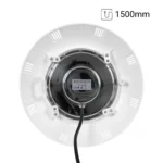 Faro LED subacqueo per piscina in fibra - 12V AC - 24W - IP68 - Ø295mm - immagine 32